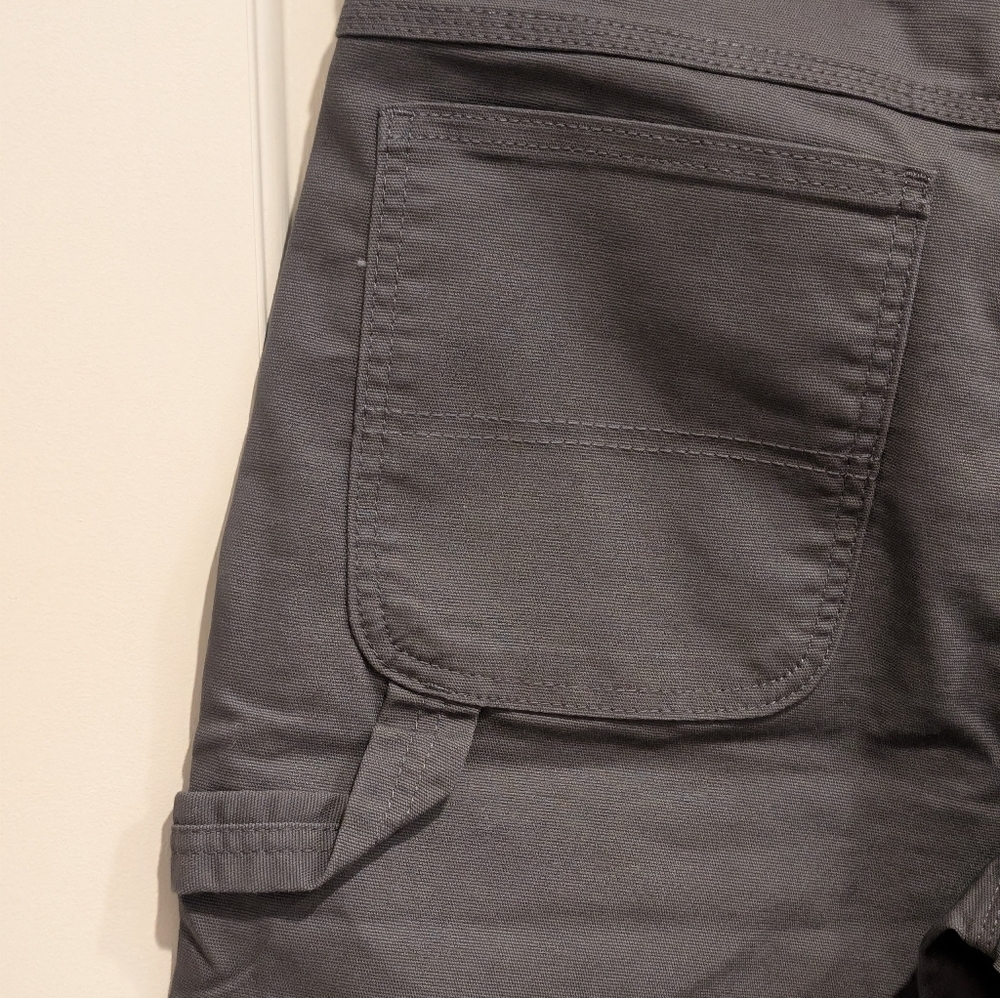 Dickies FLEX Men's Dark Charcoal Flat Front Work Shorts Size 32 - Picture 8 of 11